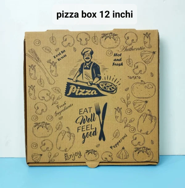 Readymade pizza box 12 inchi size minimum order 100 pis bundle