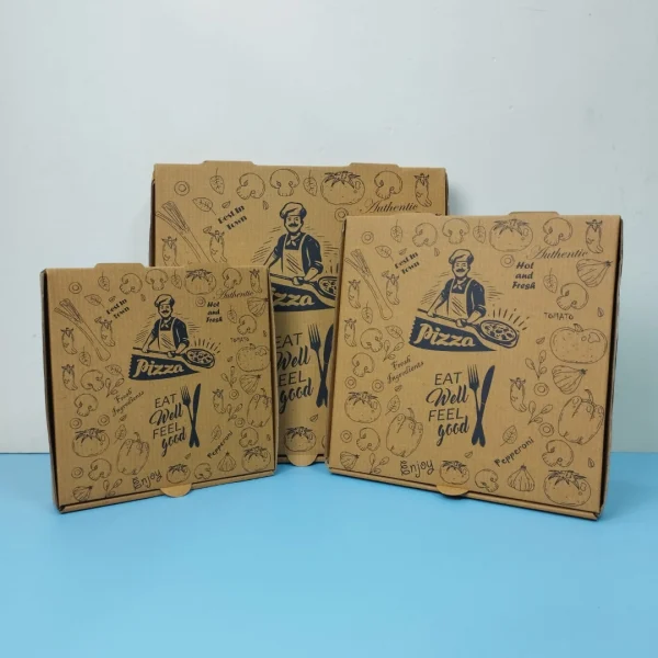 Readymade pizza box 12 inchi size minimum order 100 pis bundle - Image 2